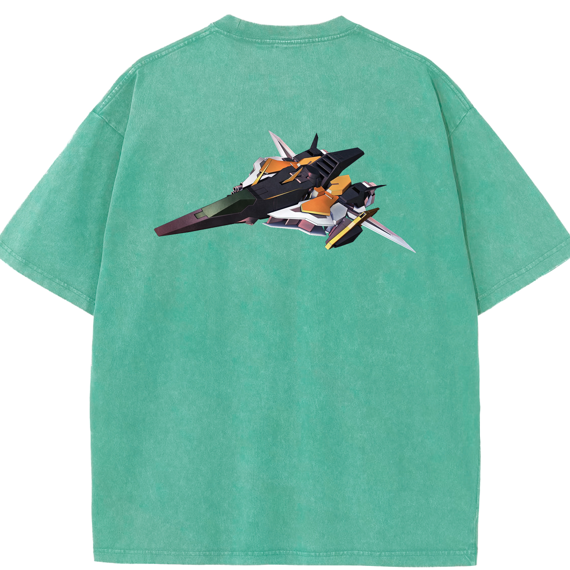 （画像用） 機動戦士ガンダム Mobile Suit Gundam 綿100% ヴィンテージ風 半袖Tシャツ（背面プリント）